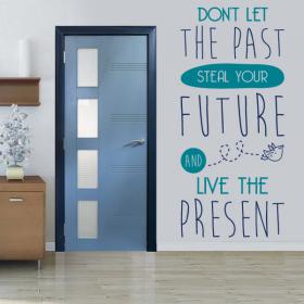 Vinilos Decorativos Frases Ingl&eacute;s Live The Present