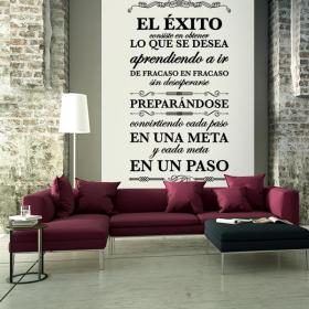 Vinilos Decorativos Citas y Frases El Éxito