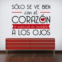 Vinilo Decorativo Adhesivo Frase El Principito