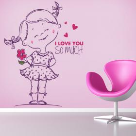 Vinilos Infantiles Frases I Love You So Much