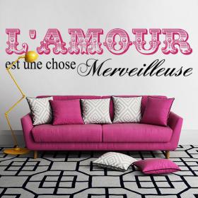 Vinilos Decorativos El Amor Es Una Cosa Maravillosa
