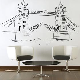 Vinilos Decorativos Stickers London Tower Bridge