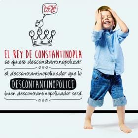 Vinilo Decorativo El Rey De Constantinopla