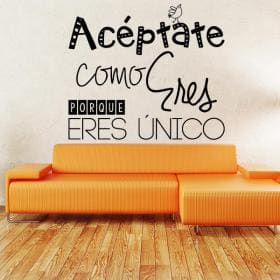 Vinilo Decorativo Eres &Uacute;nico