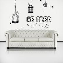 Vinilo Decorativo Be Free