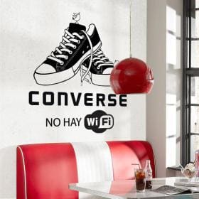 Vinilo Decorativo Converse No Hay Wifi