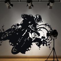 Vinilo Decorativo Adhesivo Motocross