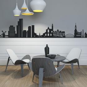Vinilo Decorativo Skyline Amsterdam