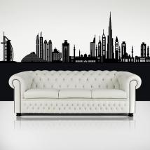 Vinilo Decorativo Skyline Dubái