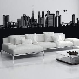 Vinilo Decorativo Skyline Tokio