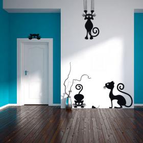 Vinilos Decorativos Gatos