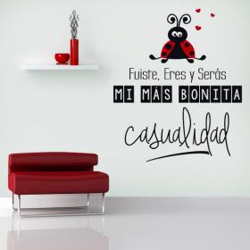 Vinilos Decorativos Frases Románticas Eres y Serás