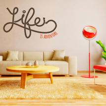 Vinilos Life Is Adventure
