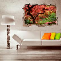 Vinilos 3D Árbol Arce Japón