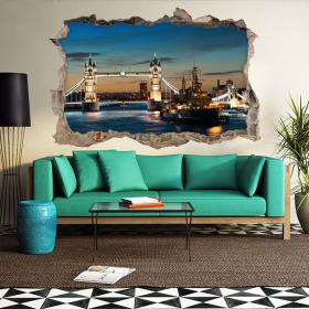 Vinilos 3D Tower Bridge London