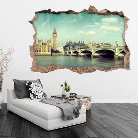 Vinilos 3D Big Ben Londres