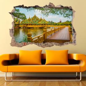 Vinilo 3D Pared Ancient City