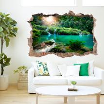 Vinilos 3D Ríos Y Montañas