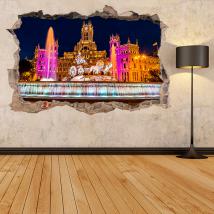 Vinilos 3D Madrid La Cibeles