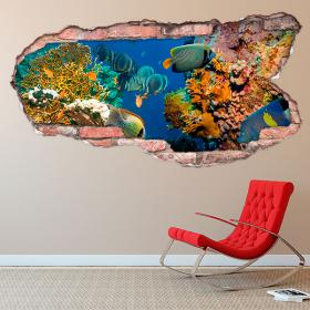Vinilo 3D Mundo Marino
