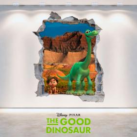 Vinilos Disney El Viaje De Arlo Agujero Pared 3D