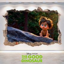 Vinilos Disney 3D Agujero Pared The Good Dinosaur