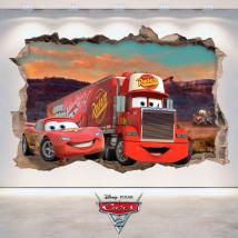 Pegatina 3D Disney Cars 2