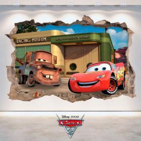 Vinilo Disney 3D Cars 2
