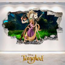 Adhesivos Disney Enredados Tangled 3D