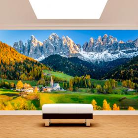 Fotomural Montañas Funes Italia