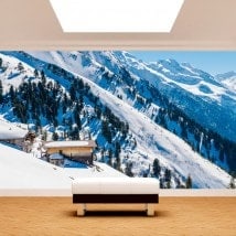 Fotomurales Montañas Nevadas