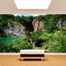 Fotomurales Cascadas En Las Montañas