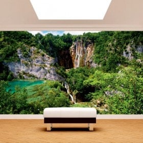 Fotomurales Cascadas En Las Montañas