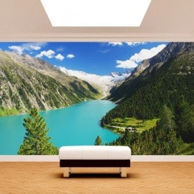 Fotomurales Lago Zillertal Austria
