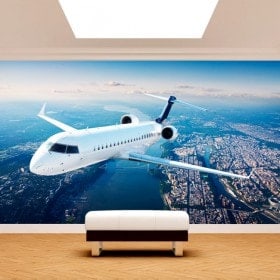 Fotomural Jet En El Cielo