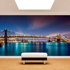 Fotomurales Puente De Brooklyn New York