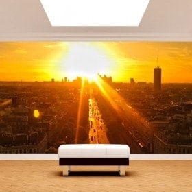 Fotomurales París Al Atardecer