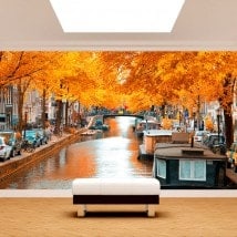 Fotomurales Amsterdam En Otoño