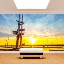 Fotomurales Gdinia Polonia Al Atardecer