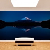 Fotomurales Lago Kawaguchi y Monte Fuji