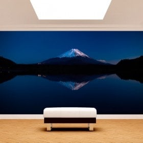 Fotomurales Lago Kawaguchi y Monte Fuji