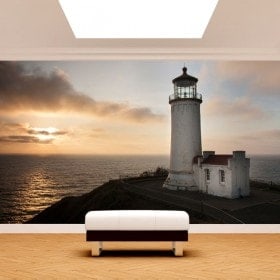 Fotomural Faro Costa Washington