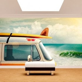 Fotomural Retro Surf