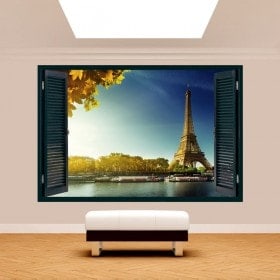 Ventana 3D Torre Eiffel París
