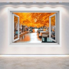 Ventanas 3D Amsterdam En Otoño