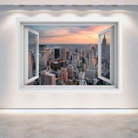 Ventanas 3D Nueva York Ciudad