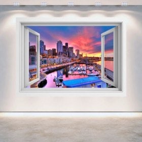 Ventanas 3D Puerto De Seattle