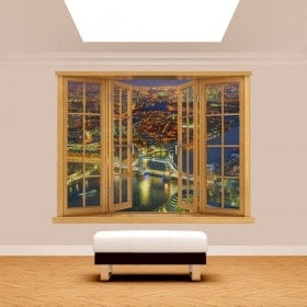Ventanas 3D Londres De Noche