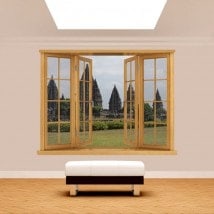Ventanas 3D Yogyakarta Isla De Java Indonesia