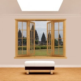 Ventanas 3D Yogyakarta Isla De Java Indonesia